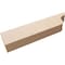 Ekena Millwork 2in. W x 4in. H x 16in. L Carmel Woodgrain TimberThane Rafter Tail, Primed Tan RFTUR02X04X16CARRCPR - alternate 5
